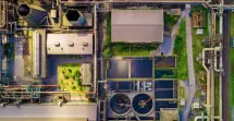 Drone photography: Water recycling at Duisburg steel plant